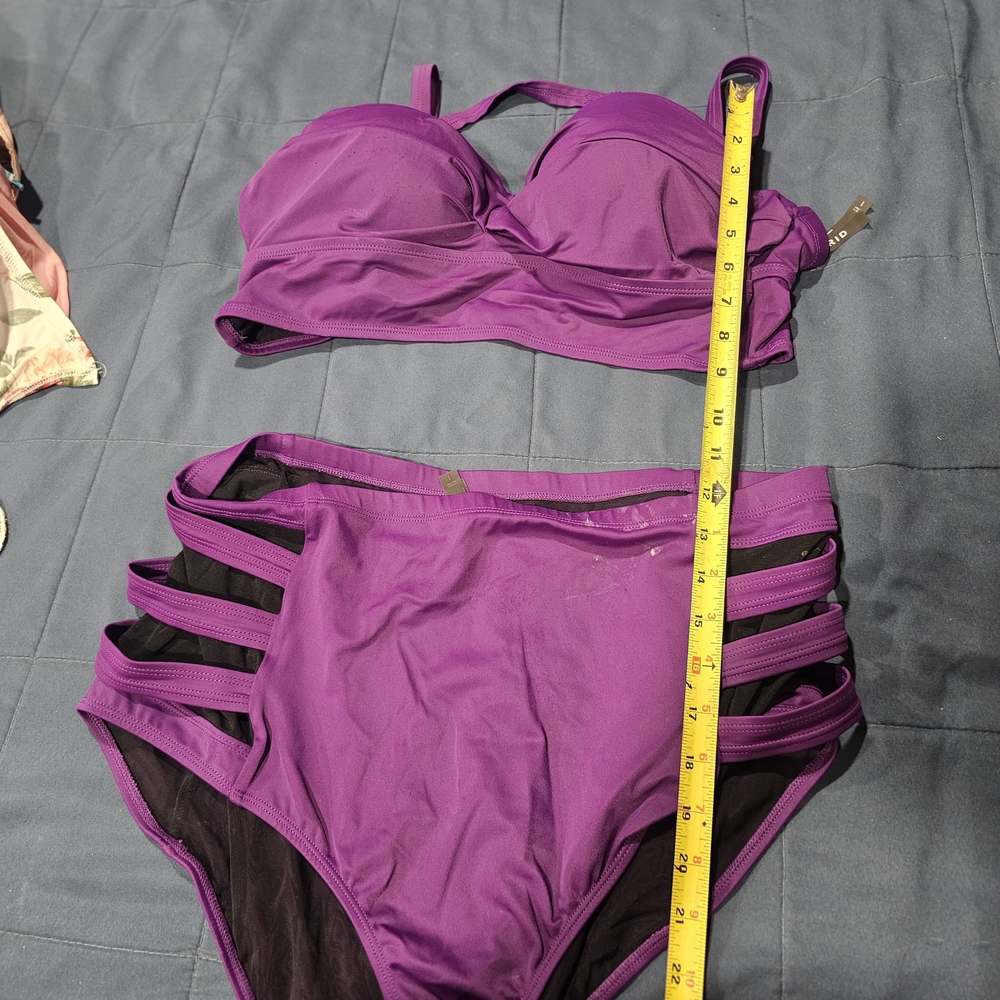 Torrid Vibrant Purple Swimwear